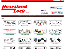 Tablet Screenshot of heartlandlock.com